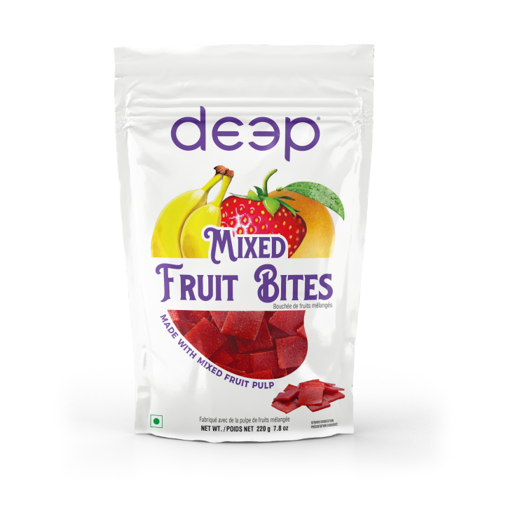 MIXED FRUIT BITES - 220GM