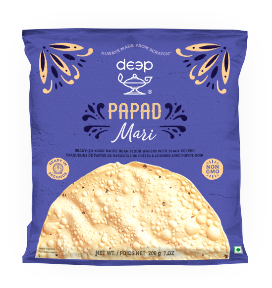 PAPAD MARI (UDAD BLACK PEPPER) - 200GM