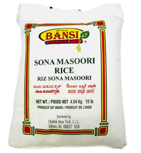 Bansi Sona Masoori Rice - 10 lbs