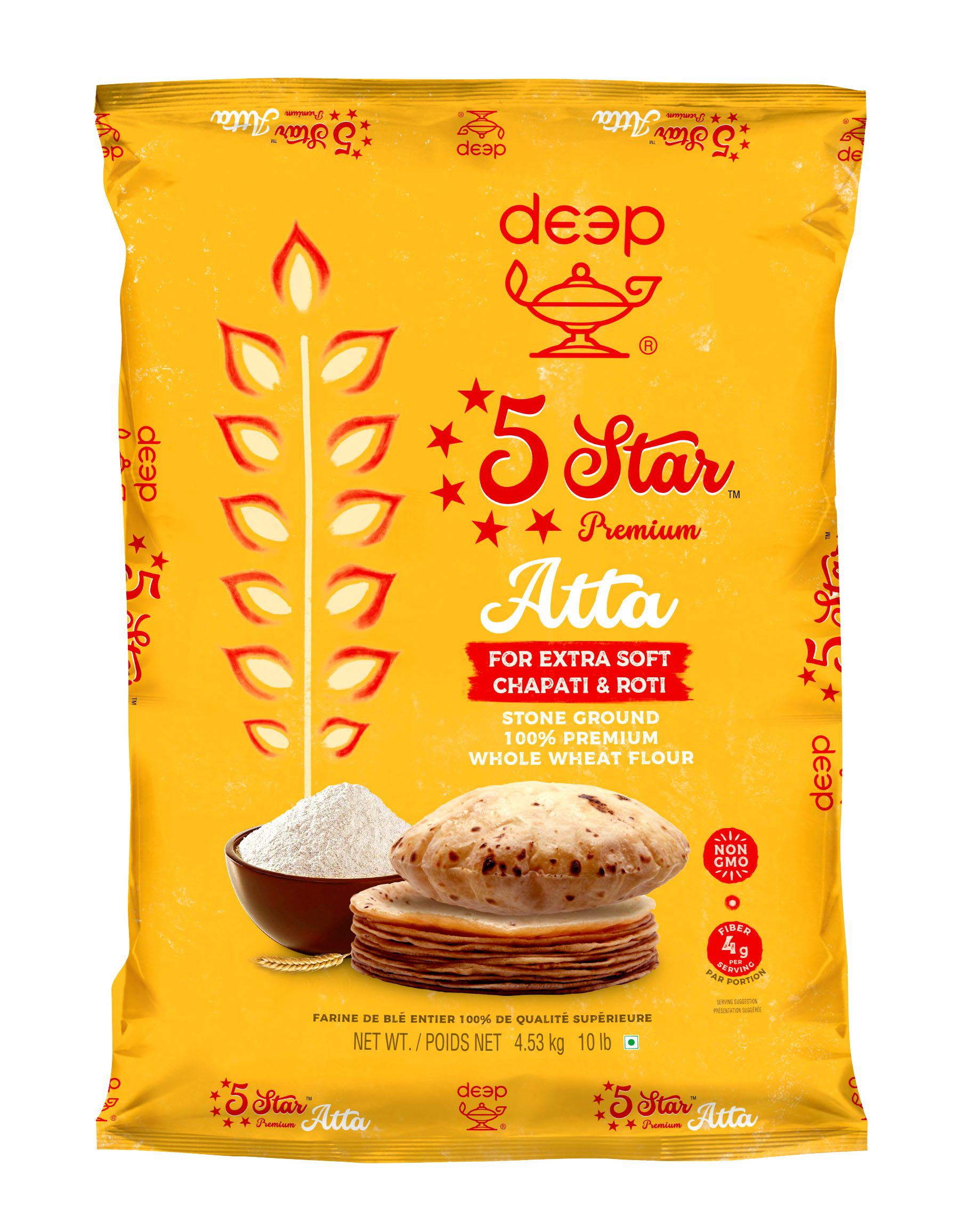 5 Star Premium Atta - 10 LBS