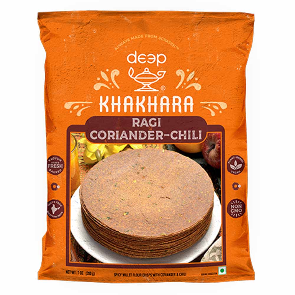 RAGI CORIANDER CHILI KHAKHARA