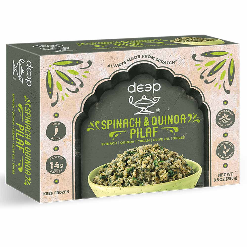 SPINACH & qUINOA PILAF