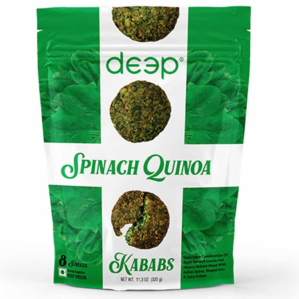 SPINACH qUINOA KABABS