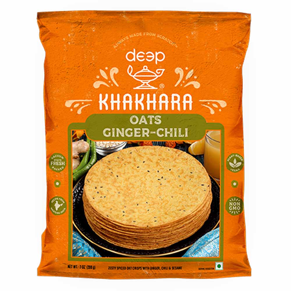 OATS GINGER CHILI KHAKHARA